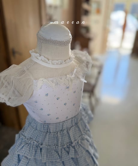 7[予約]marron yvonne t-shirt(XS-L)