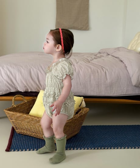 4[予約]mydaughter rose garden baby frill suit