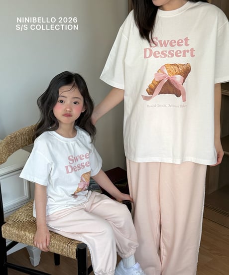 [即納]ninibello dessert short sleeve t-shirt(adult)