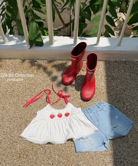 89[予約]ninibello most denim pants