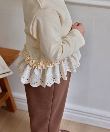[即納]Roa lace frill cardigan