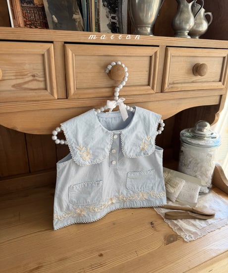 11[予約]marron lily blouse(XS-L)