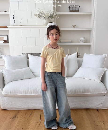 12[予約]matilda&lee unfoot strap tee