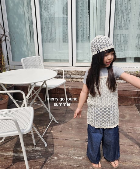 11[予約]merry go round lace beanie