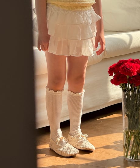 60[予約]ninibello fruit tiered skirt