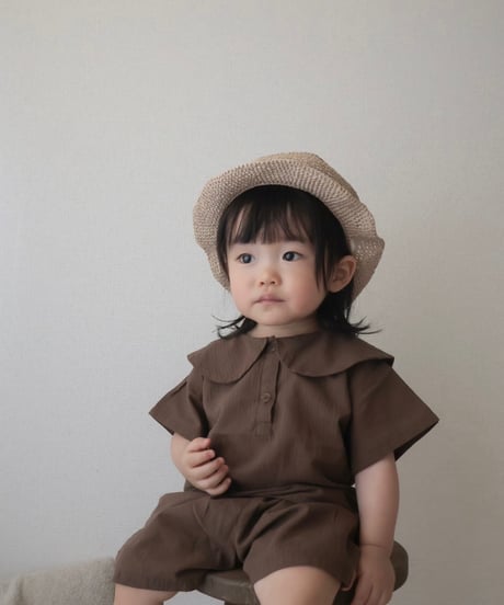 21[予約]mimi market linen sailor blouse