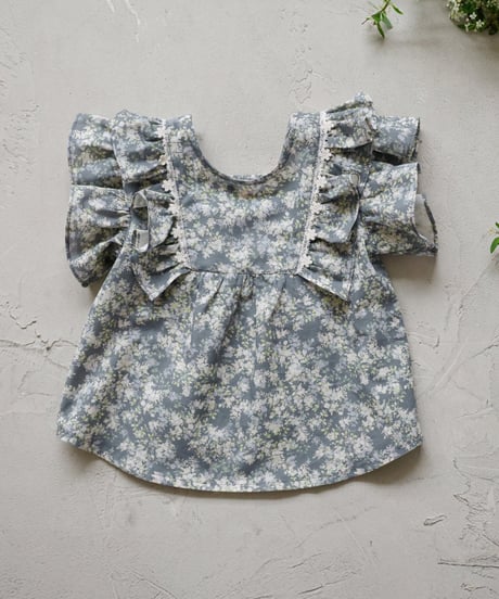8[予約]FLO cyan blouse