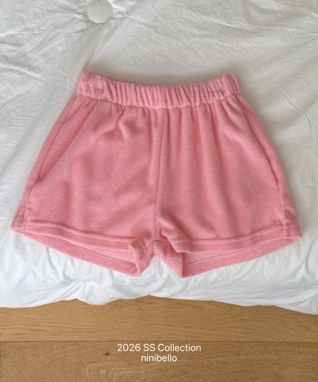 51[予約]ninibello rubber terry pants