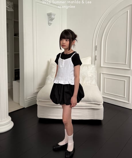 4[予約]matilda&lee frill camisole