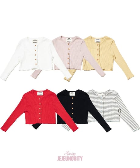 4[予約]jejeunosity six spring cardigan