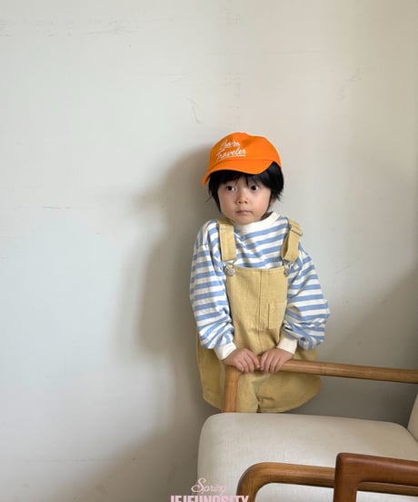 42[予約]jejeunosity cotton berry short overalls
