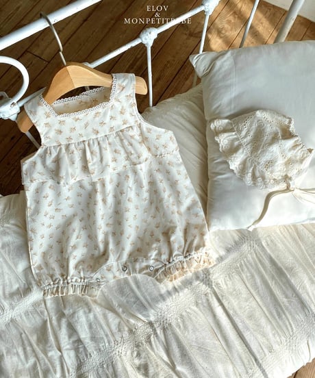 13[予約]elov&monpetitbebe rose jumpsuit