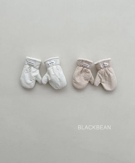 46[予約]blackbean baba padded gloves(kids)