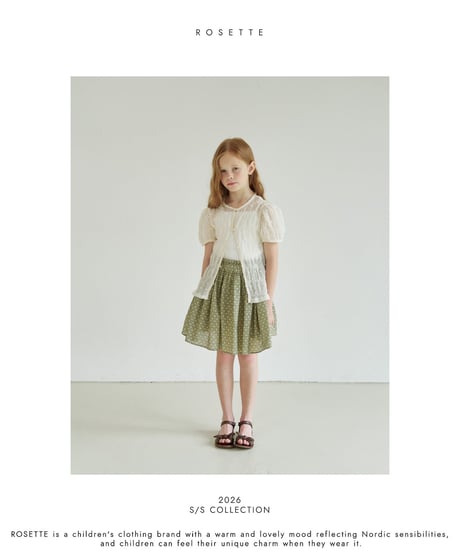 13[予約]ROSETTE hazel blouse