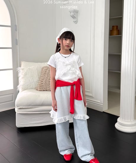 80[予約]matilda&lee see through frill ops
