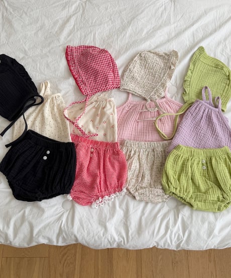 112[予約]ninibello cancan frill bonnet(baby)