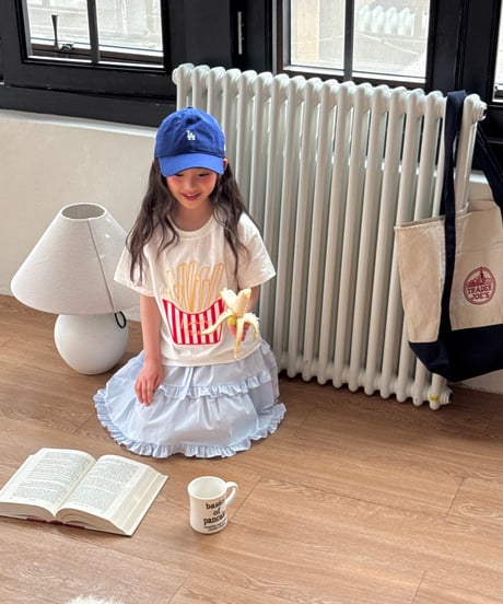 17[予約]ninibello french fries short sleeve t-shirt