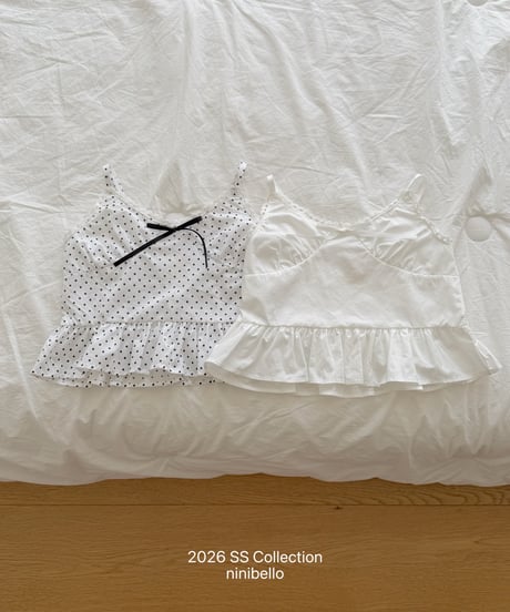 93[予約]ninibello labian tank top blouse