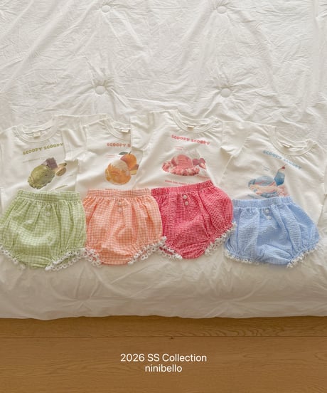 103[予約]ninibello sour lace bloomers(baby)