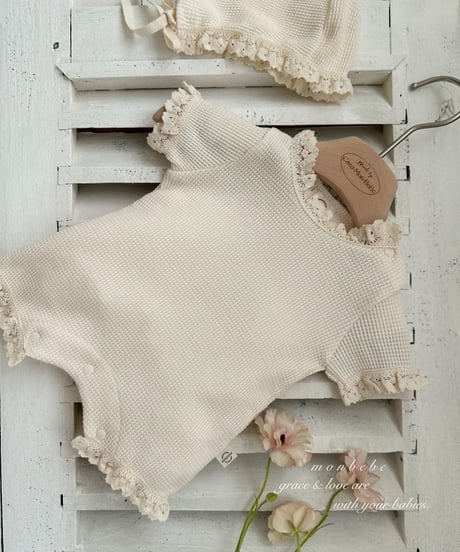 50[予約]monbebe summer waffle suit