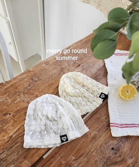 11[予約]merry go round lace beanie