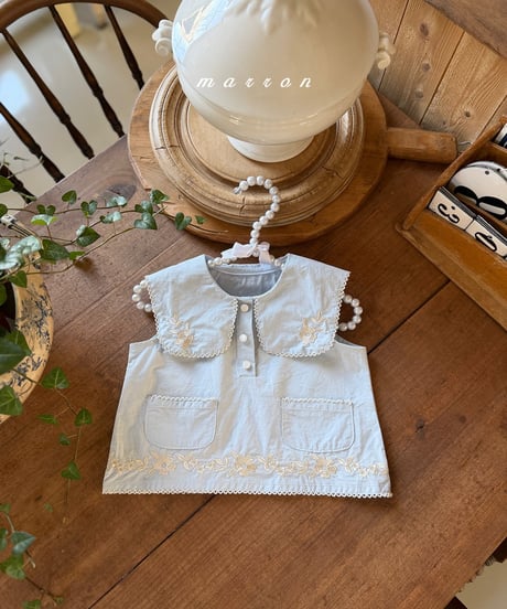11[予約]marron lily blouse(XS-L)