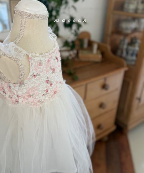66[予約]marron muel dress(XS-L)