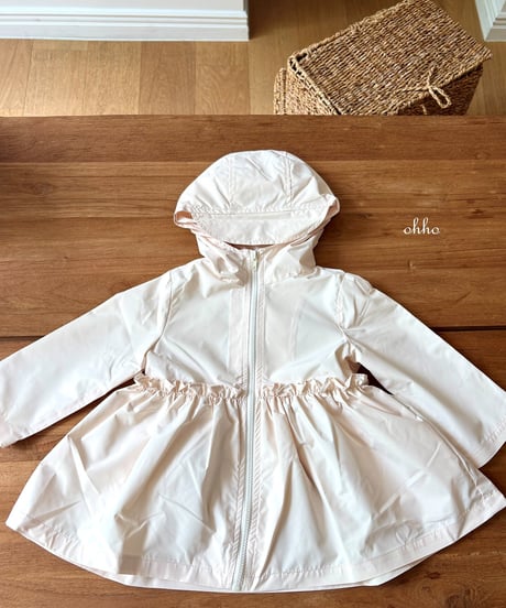 7[予約]ohho ohho frill rain jacket