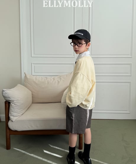 229[予約]ELLYMOLLY dayfit check shorts