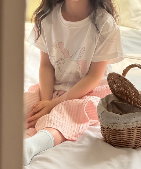 21[予約]ninibello apple pony crop tee