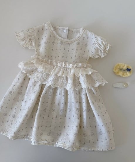 37[予約]mydaughter layering frill dress