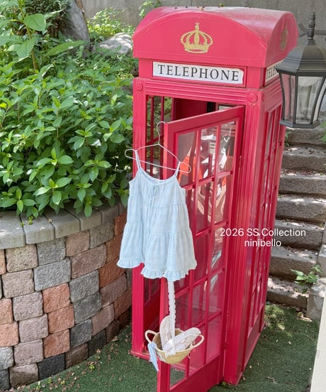 95[予約]ninibello pure tiered dress