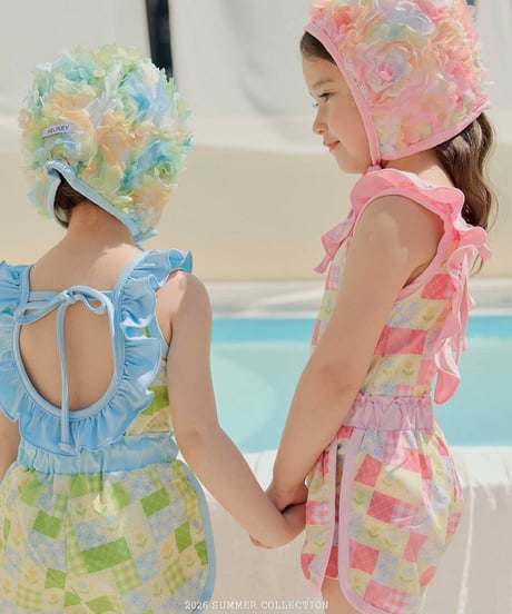 79[予約]melikey color pop swim cap
