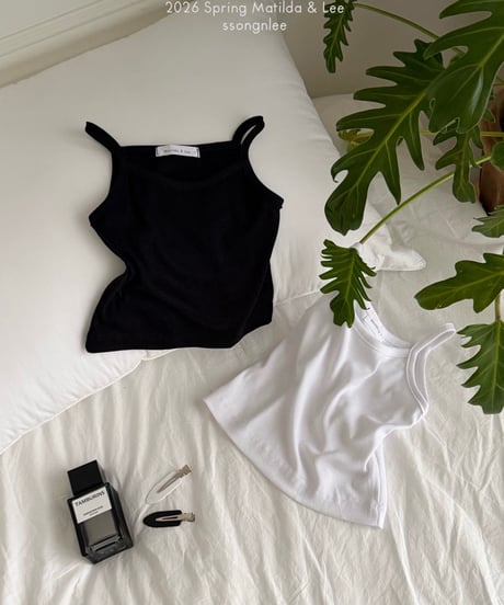 1[予約]matilda&lee basic ribbed camisole