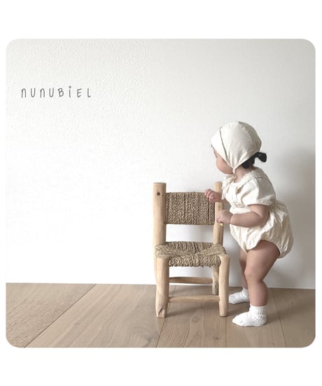 75[予約]nunubiel milga romper & bonnet