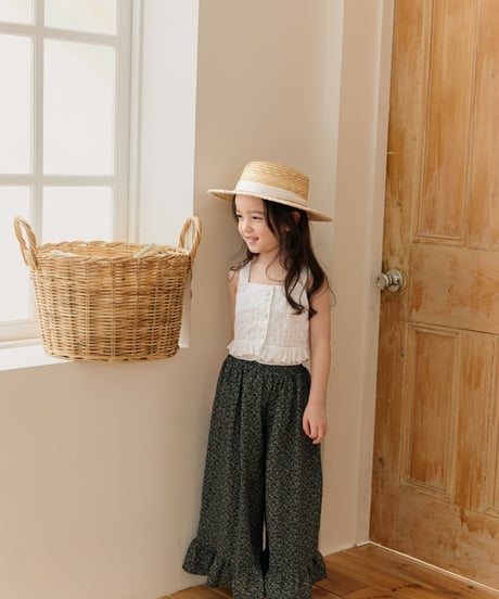 5[予約]mon Atelier lace frill top
