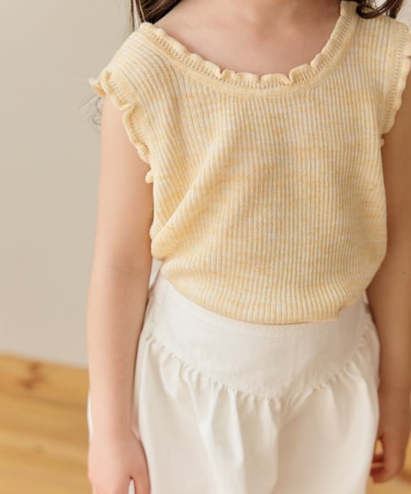 3[予約]mon Atelier sabet frill camisole