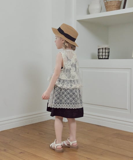 21[予約]Roa pure lace vest