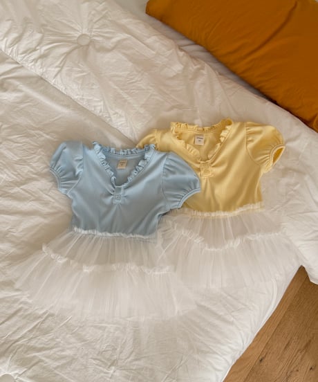 30[予約]ninibello shirred tutu tee