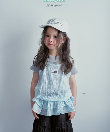 1[予約]Mollybin sally shirring top