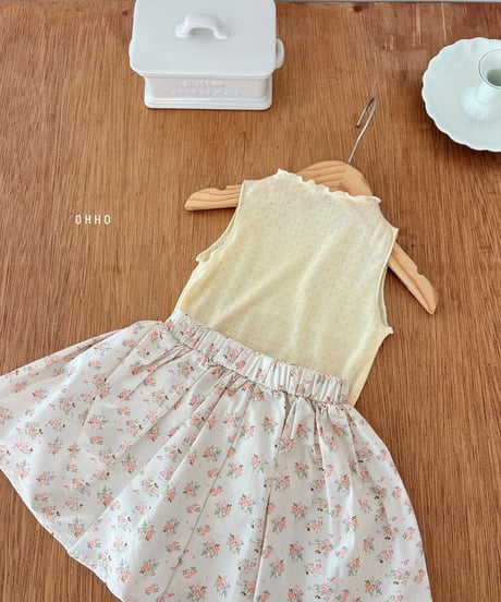 31[予約]ohho eyelet tank top