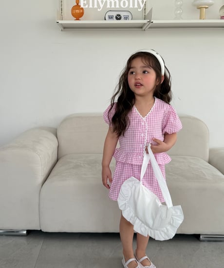 124[予約]ELLYMOLLY mini frill bag