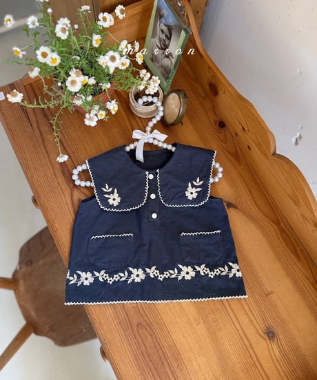 11[予約]marron lily blouse(XS-L)
