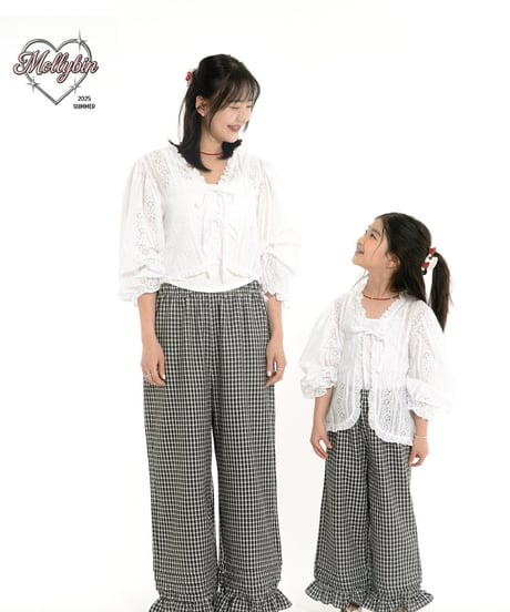 [即納]送料無料 Mollybin sophie frill pants(kids&mom)