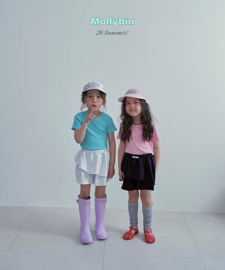 14[予約]Mollybin pony uneven skirt pants