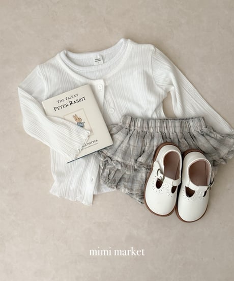 18[予約]mimi market rib cardigan
