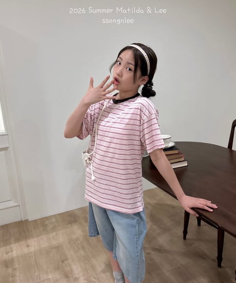 40[予約]matilda&lee slow border tee