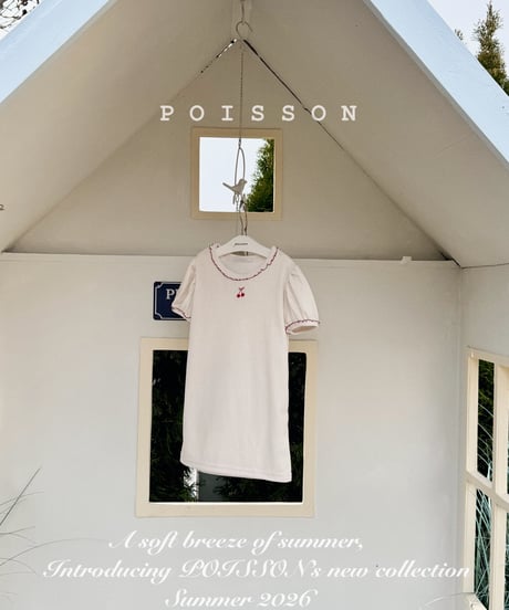 5[予約]poisson cherry puff tee