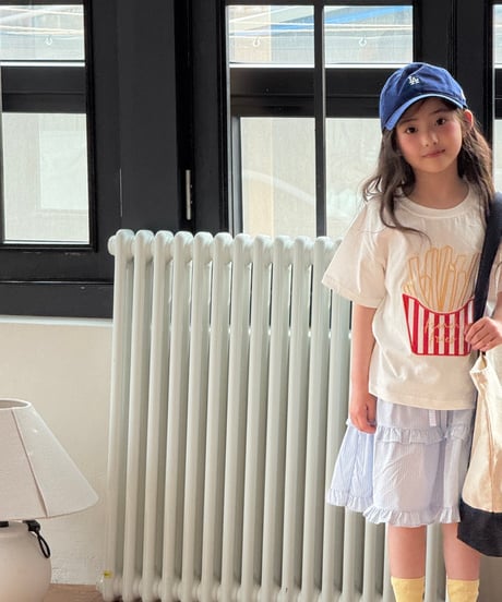 17[予約]ninibello french fries short sleeve t-shirt