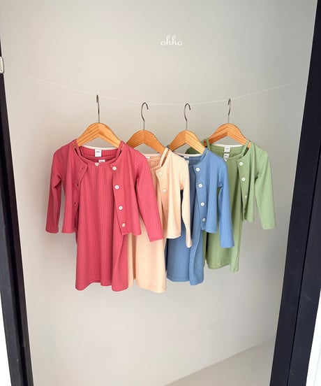 23[予約]ohho fruit sleeveless ops